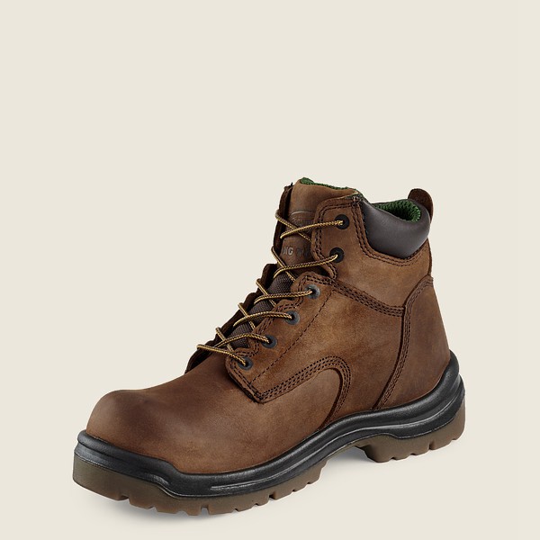 Red Wing Safety Bot Erkek - King Toe® - 6-Inch Toe - Kahverengi - 80YBUVDAL